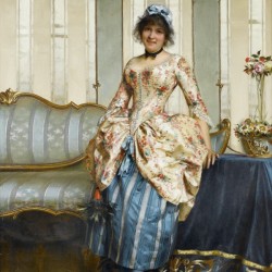 An elegant maid